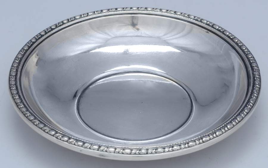 9387 (Sterling, Hollowware) 4" Bon Bon Bowl by Watson-1