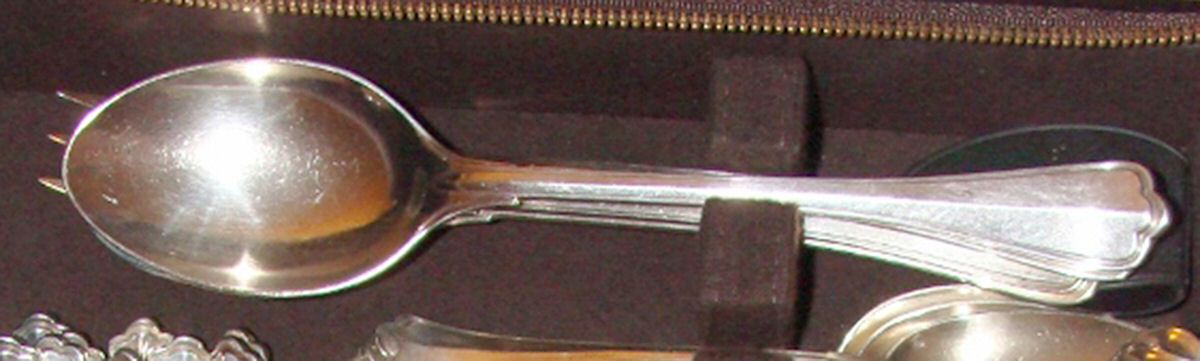 WIS25 (Sterling) Place/Oval Soup Spoon by Wilkens-1