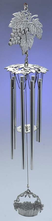 Pewter Hollowware Wind Chimes by Whispering Winds Fine Pewter-1