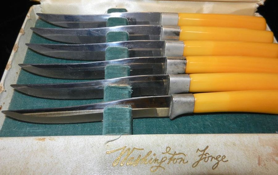 WAF21 (Stainless) Individual Steak Knife Hollow Handle by Washington Forge-1