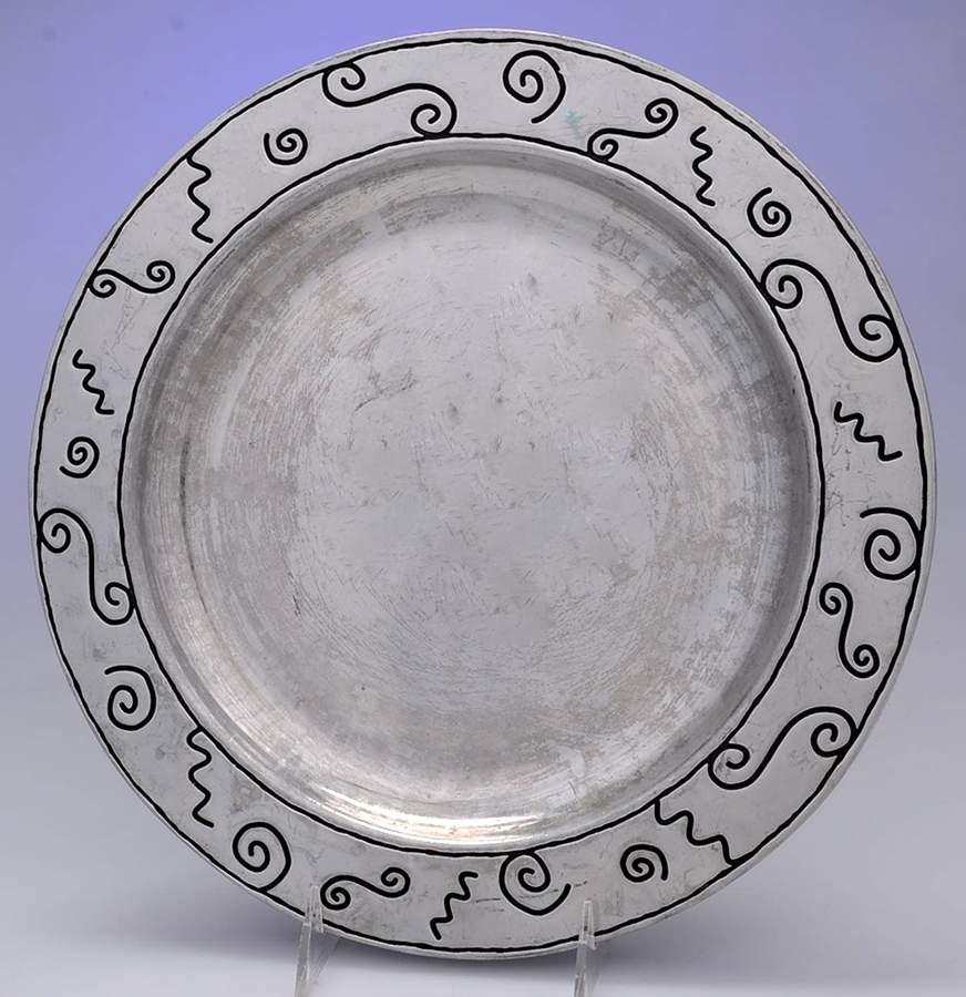 Pizzazz (Armetale, Hollowware) Service Plate by Wilton Armetale-1