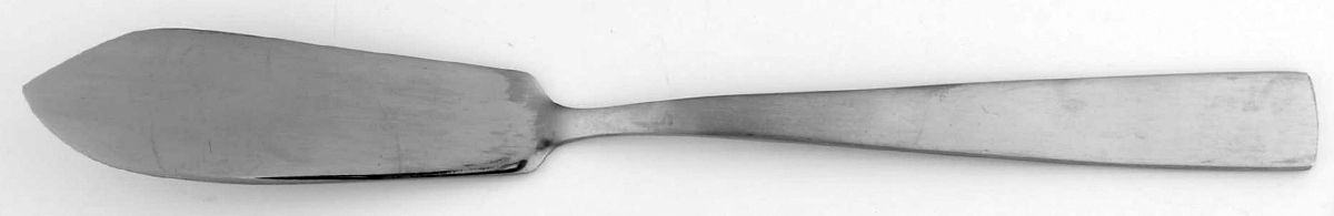 Satin Oasis (Stainless) Flat Handle Master Butter Knife by Wallace Silver-1