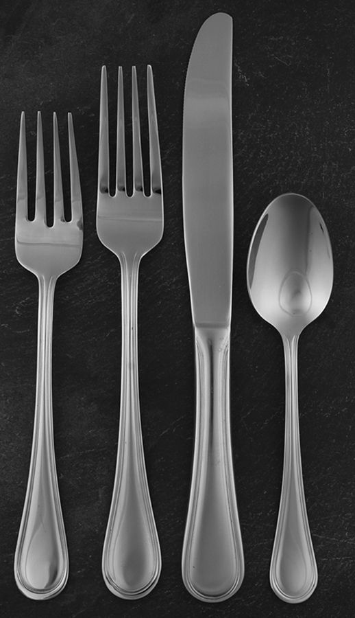 Hadley (Stainless) 4 Piece Place Setting by Wallace Silver-1