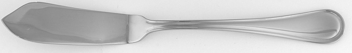 Hadley (Stainless) Flat Handle Master Butter Knife by Wallace Silver-1