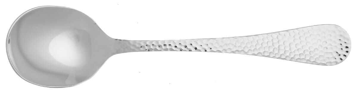 Brooklyn (Stainless) Round Bowl Soup Spoon (Cream Soup) HC by Wallace Silver-1