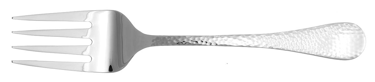 Brooklyn (Stainless) Medium Solid Cold Meat Serving Fork by Wallace Silver-1