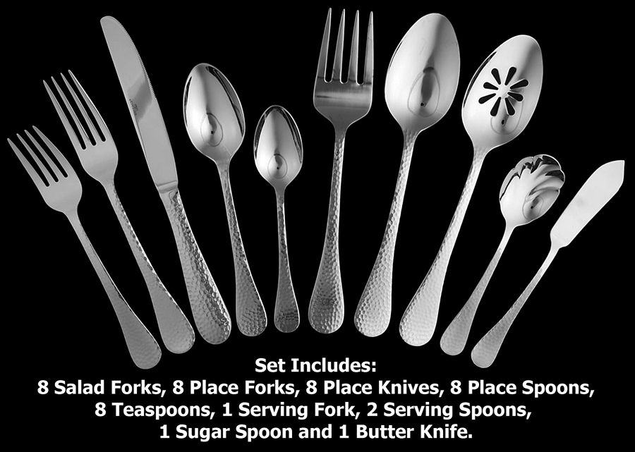 Brooklyn (Stainless) 45 Piece Set by Wallace Silver-1
