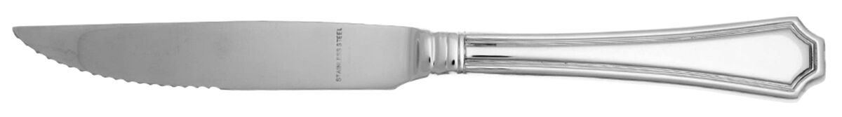 Tatum (Stainless) Steak Knife Individual Hollow, Serrate HC by Wallace Silver-1