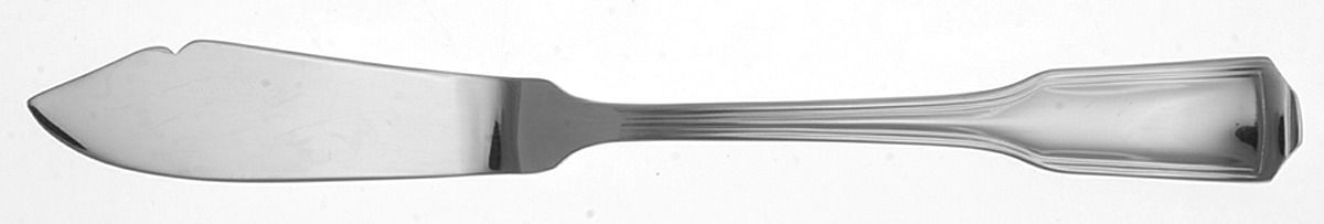 Whitney-American Chippendale (Stainless) Flat Handle Master Butter Knife by Wallace Silver-1