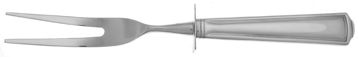 Whitney-American Chippendale (Stainless) Carving Fork Small with Stainless Prongs HC by Wallace Silver-1