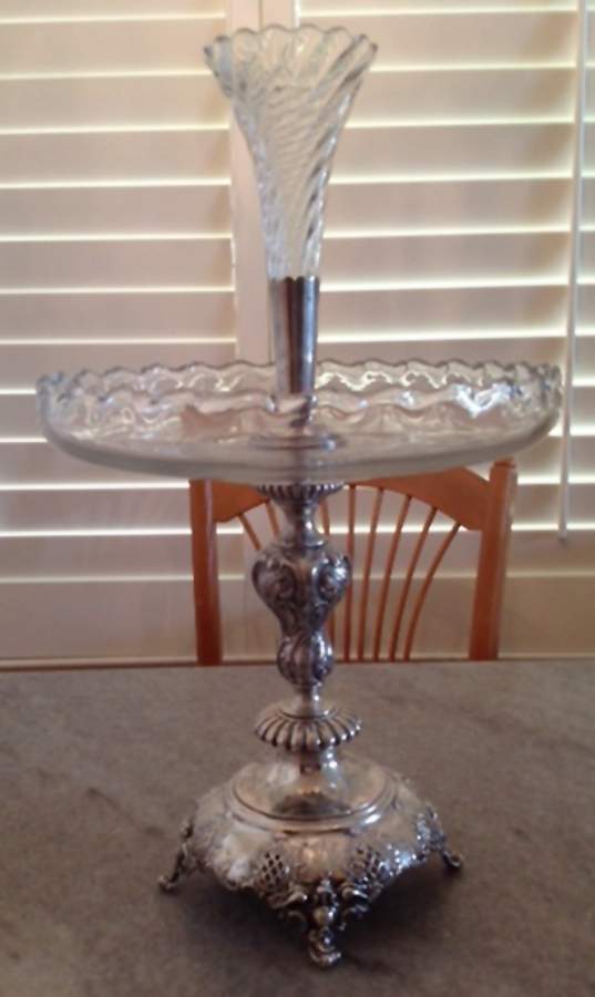 Sterling Hollowware Epergne by Wilhelm Binder-1