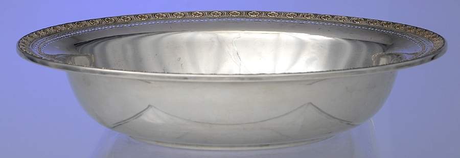 91 (Sterling, Hollowware) 8" Round Vegetable by Watson-1