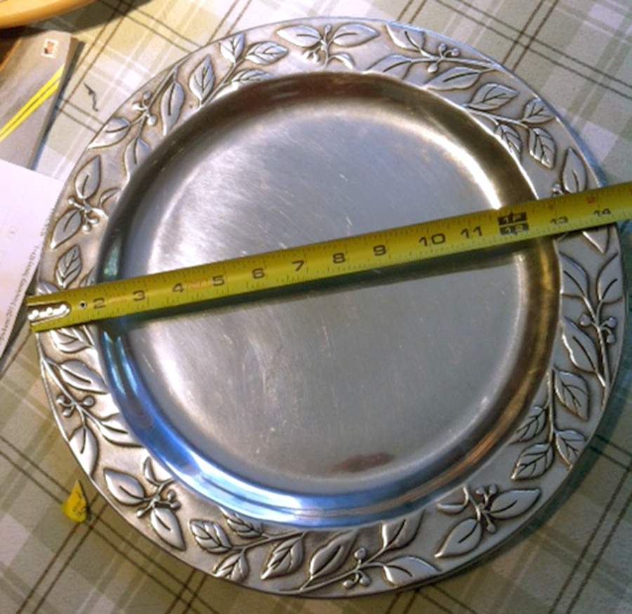 Botanica (Armetale, Hollowware) 14" Round Platter by Wilton Armetale-1
