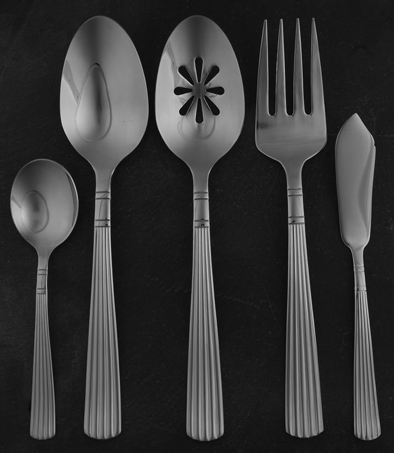 Parker (Stainless) 5 Piece Hostess Set by Wallace Silver-1