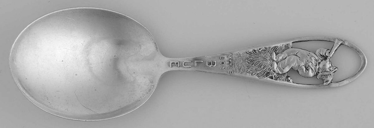 Nursery Rhymes (Sterling) Spoon-Baby/Straight Handle by Watson-1