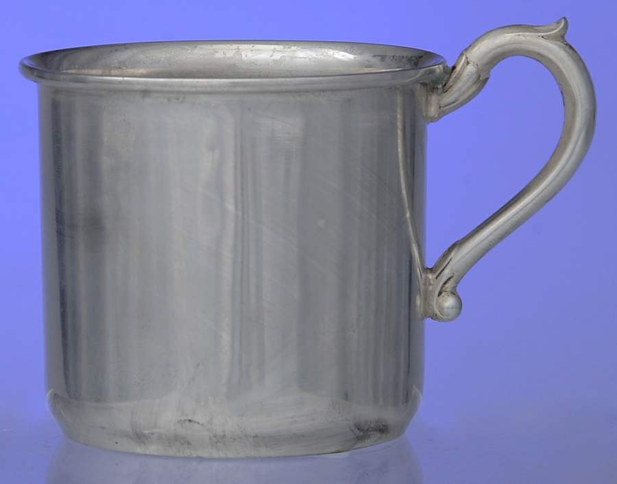 4495 (Sterling, Hollowware) Baby Cup by Web Silver-1