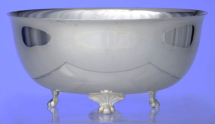637 (Silverplate, Hollowware) Plated Footed Bon Bon Bowl by Wallace Silver-1