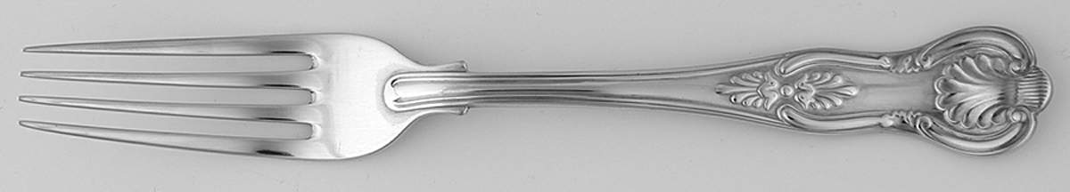 Kings (Sterling) Fork by Wm Hutton & Sons-1