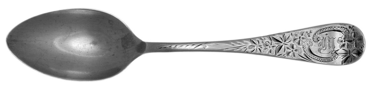 WND32 (Sterling) Monogram Teaspoon by Wendell-1