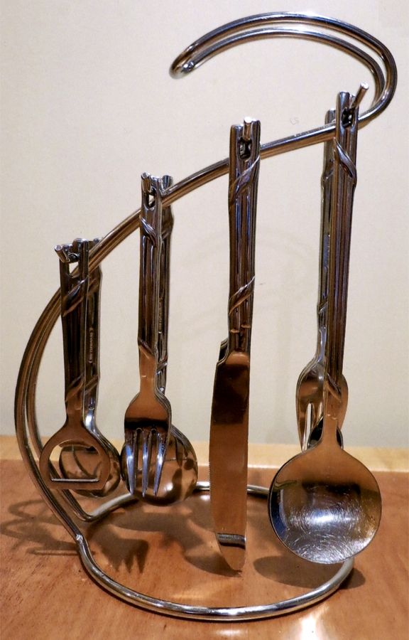 WMF189 (Stainless) Solid Salad Serving Fork by WMF Flatware-1
