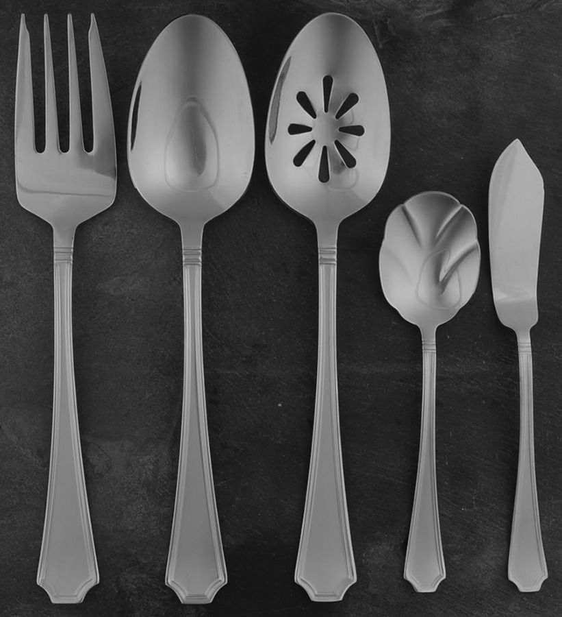 Tatum Frost (Stainless) 5 Piece Hostess Set by Wallace Silver-1