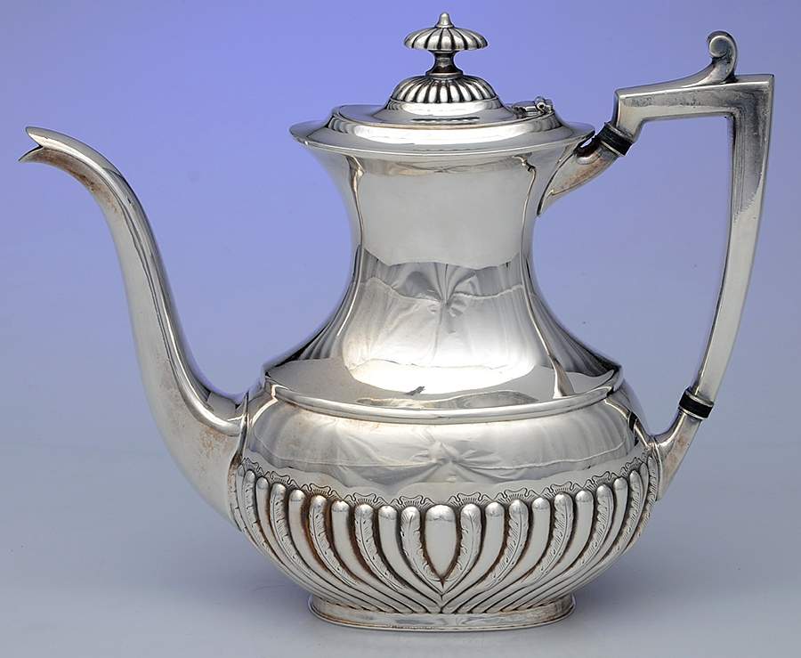 Ornate Georgian (Silverplate, Hollowware) Silverplate Coffee Pot by Wallace Silver-1