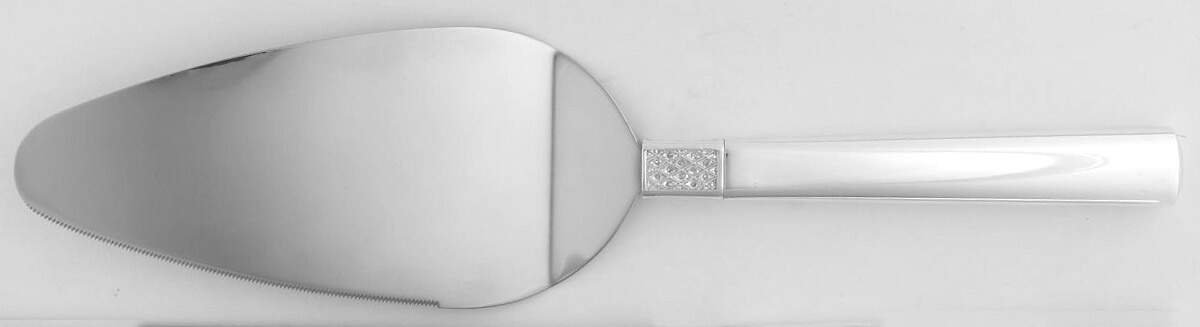 Lismore Diamond (Silverplate, Hollowware) Cake Server with Stainless Blade by Waterford-1