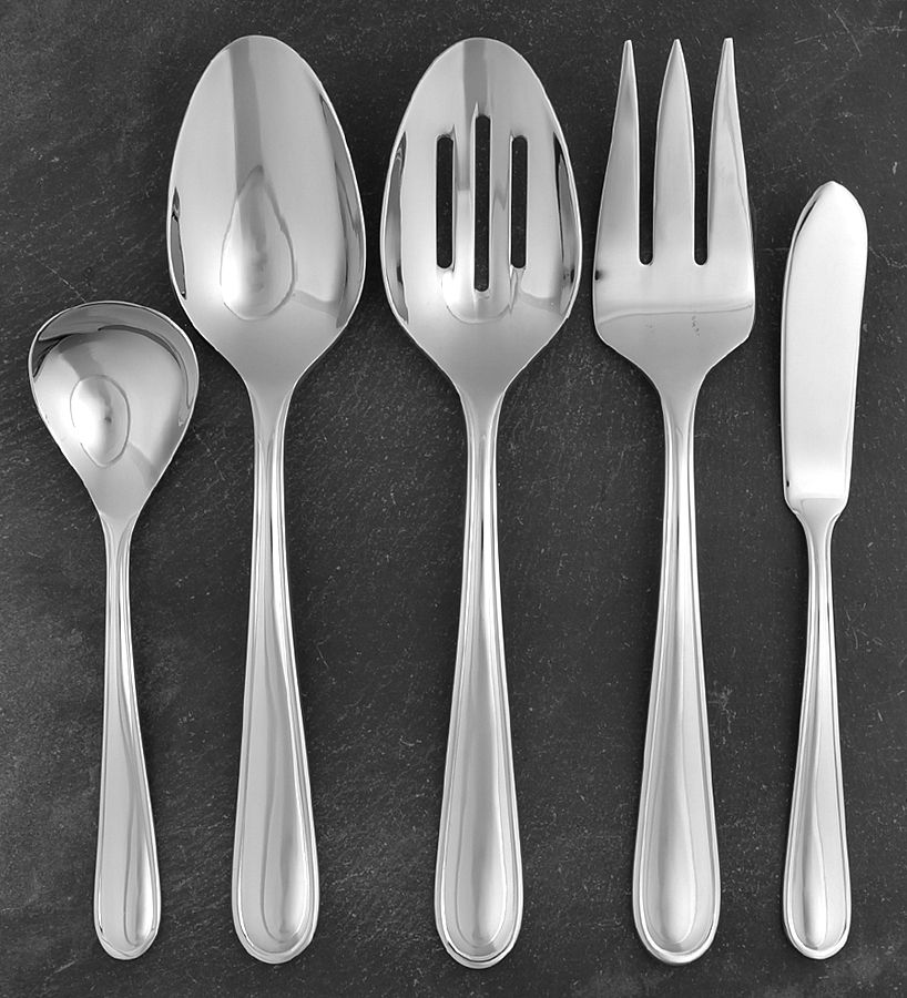 Cushion (Stainless) 5 Piece Hostess Set by Wedgwood Silver-1