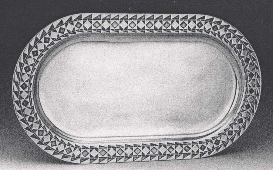 Acoma (Armetale, Hollowware) 18" Oval Tray by Wilton Armetale-1