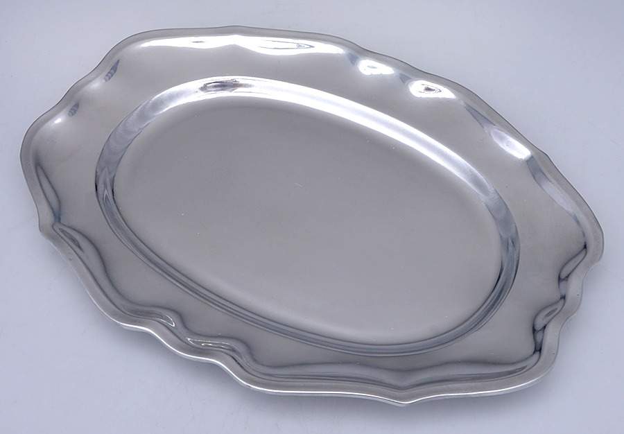 Windsor (Armetale, Hollowware) 14" Oval Serving Platter by Wilton Armetale-1