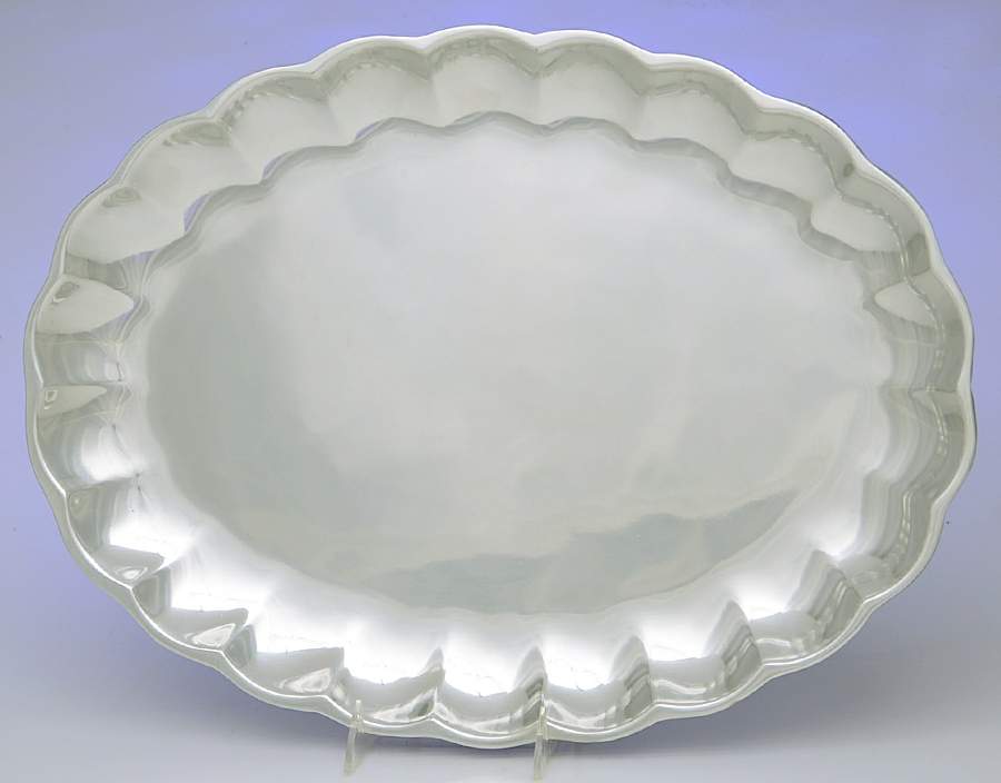 Melon (Armetale, Hollowware) 18" Oval Serving Platter by Wilton Armetale-1