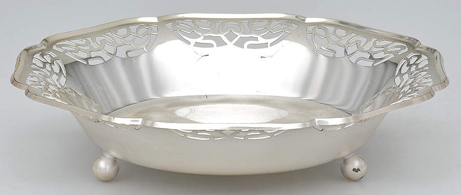 Ikora (Silverplate Hollowware) 8" Round Bowl by WMF Flatware-1