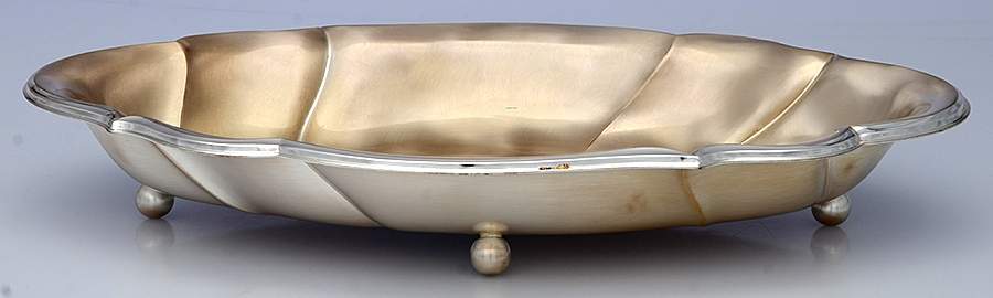 Ikora (Silverplate Hollowware) 12" Oval Bowl by WMF Flatware-1