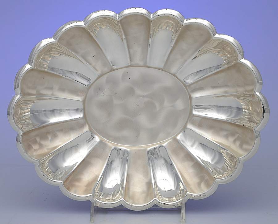 Ikora (Silverplate Hollowware) 10" Oval Bowl by WMF Flatware-1