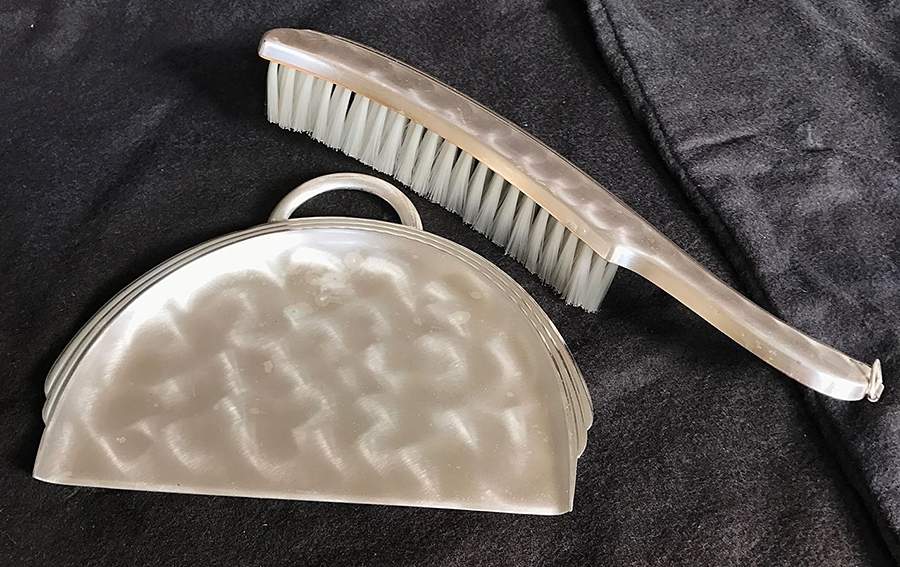 Ikora (Silverplate Hollowware) Table Crumber & Brush Set by WMF Flatware-1