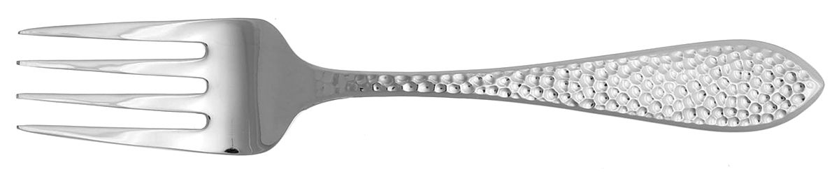 Luminary (Stainless) Medium Solid Cold Meat Serving Fork by Wallace Silver-1