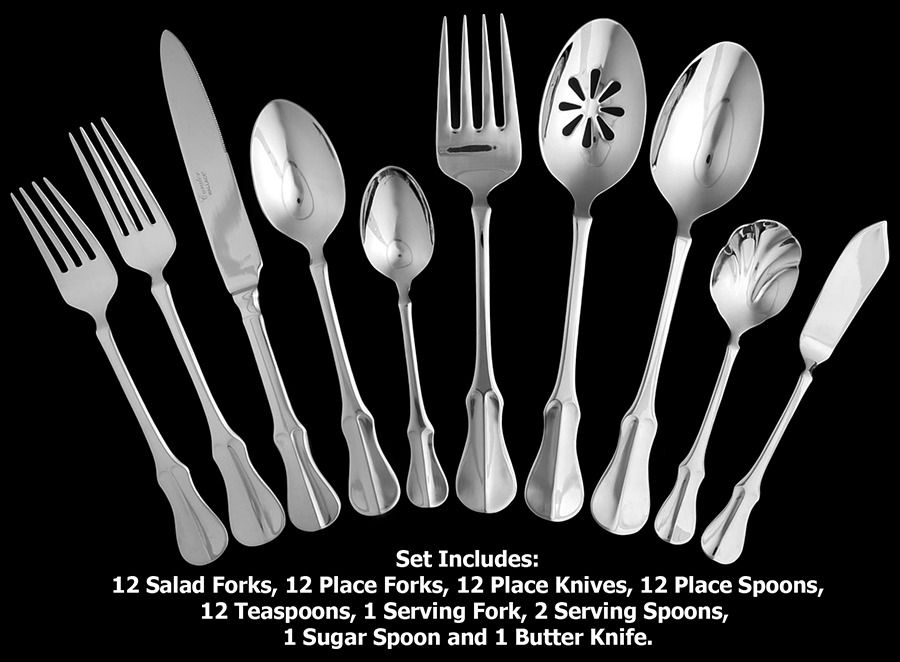 Curator (Stainless) 65 Piece Set by Wallace Silver-1