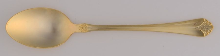 WAS245 (Gold Electroplate) Teaspoon by Wallace Silver-1