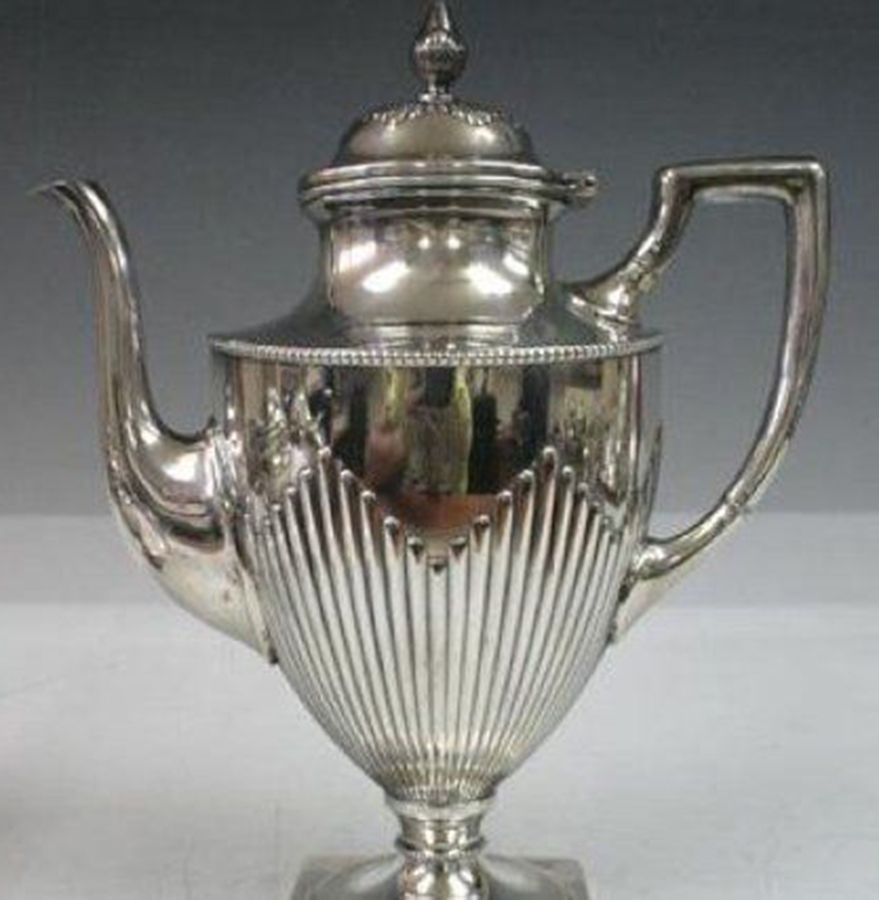 WMF197 (Silverplate, Hollowware) Silverplate Coffee Pot by WMF Flatware-1