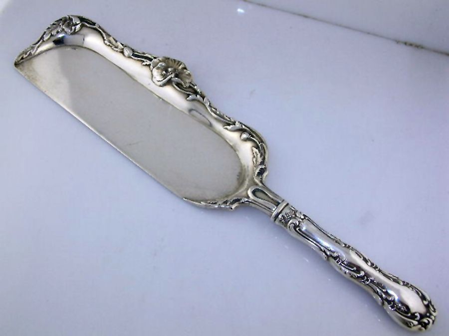 1116 (Sterling) Crumb Knife Hollow Handle Sterling Blade by Wallace Silver-1