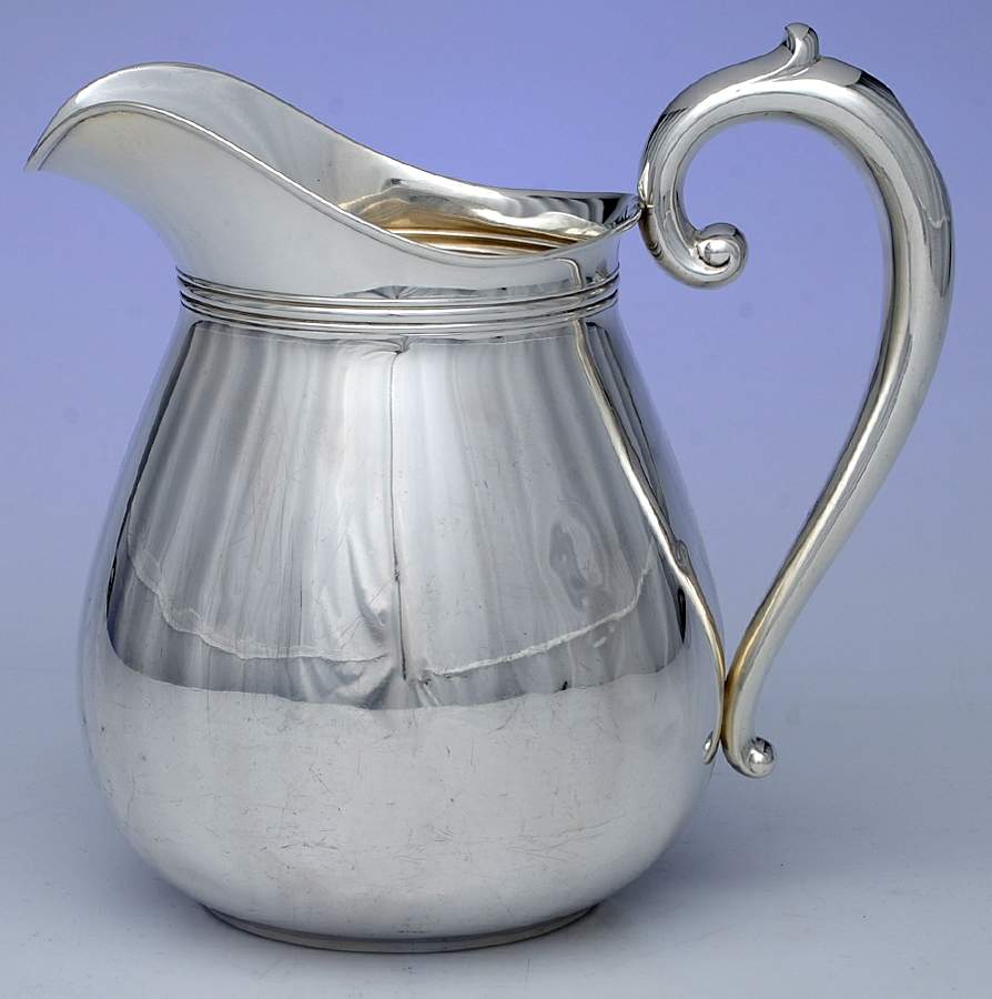 260 (Sterling, Hollowware) Sterling Water Pitcher by Wallace Silver-1