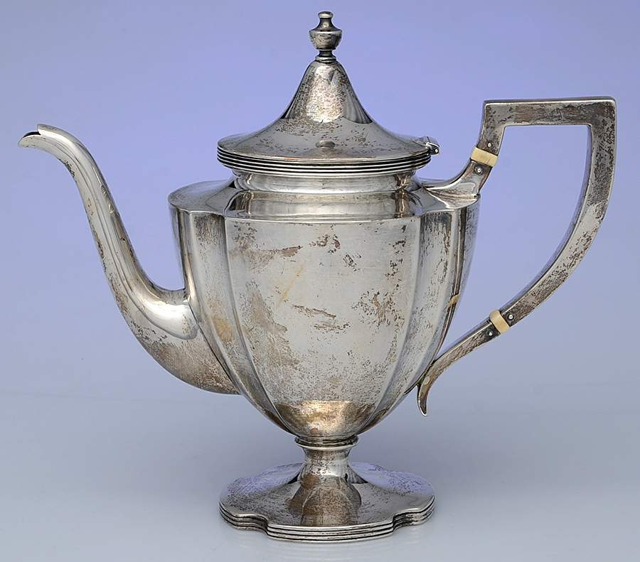 417 (Sterling, Hollowware) Coffee Pot by Watson-1