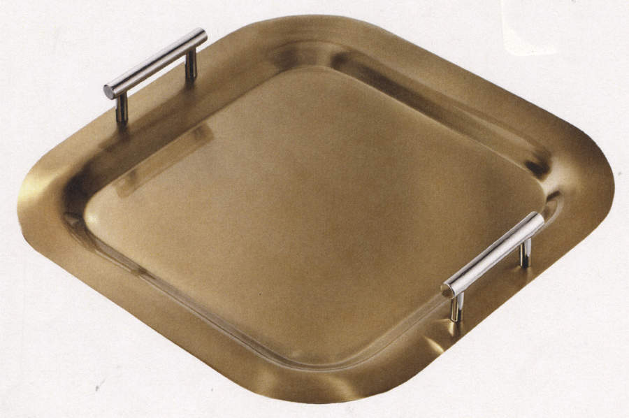 Vintage Vim & Vigor Large Square Tray by Waterford-1