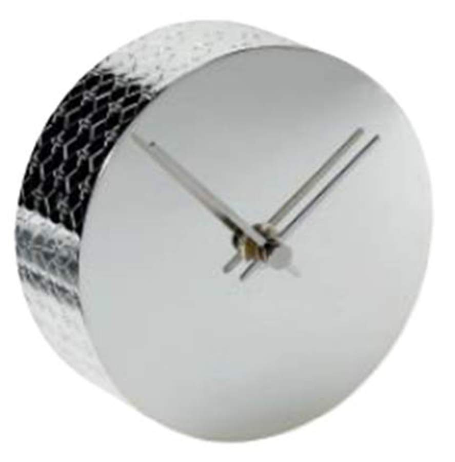 Arris  (Silverplate, Copper, Hollowware) Clock by Wedgwood Silver-1