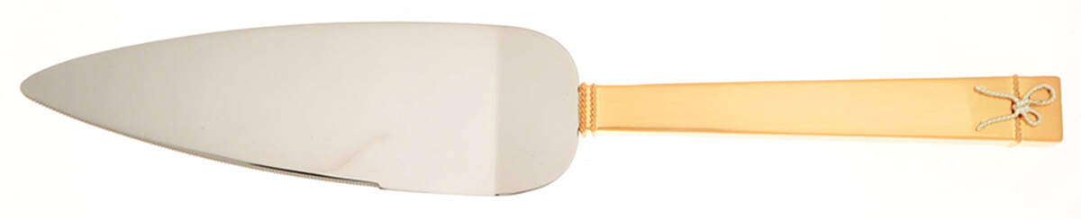 Love Knots (Gold Electroplate, Hollowware) Cake Server with Stainless Blade by Wedgwood Silver-1