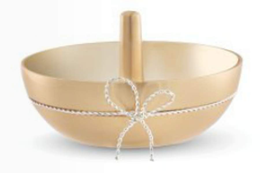 Love Knots (Gold Electroplate, Hollowware) Ring Holder by Wedgwood Silver-1