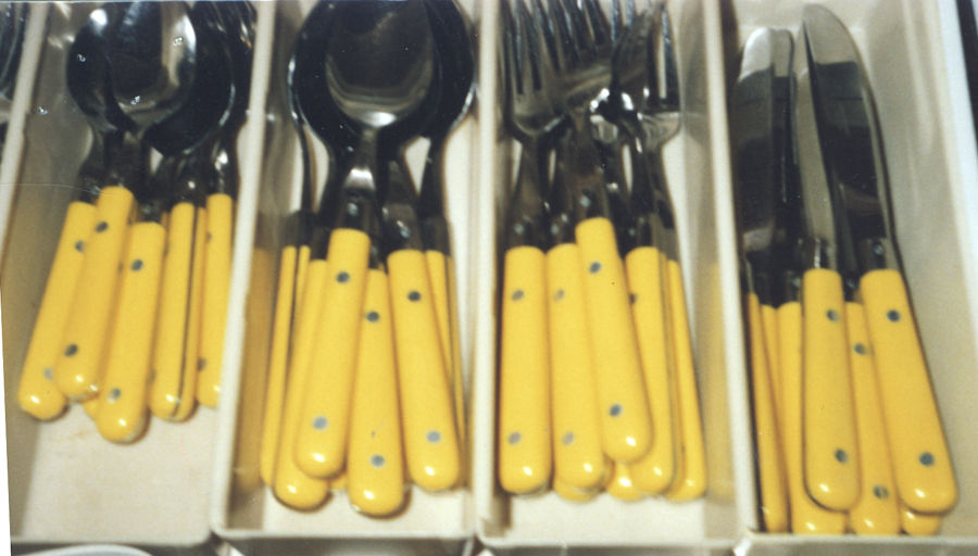 Carnival-Yellow (Stainless) Fork by Wesley-1