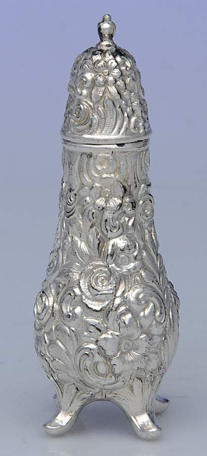 0103 (Silverplate, Hollowware) Pepper Shaker by Weidlich Bros Mfg Co-1