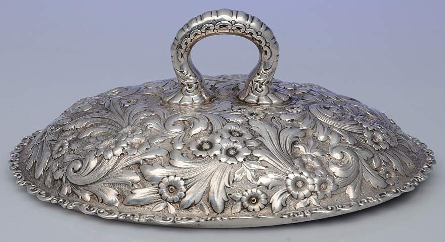 2872 (Sterling, Hollowware) Lid for Tureen by Whiting Manf Co-1