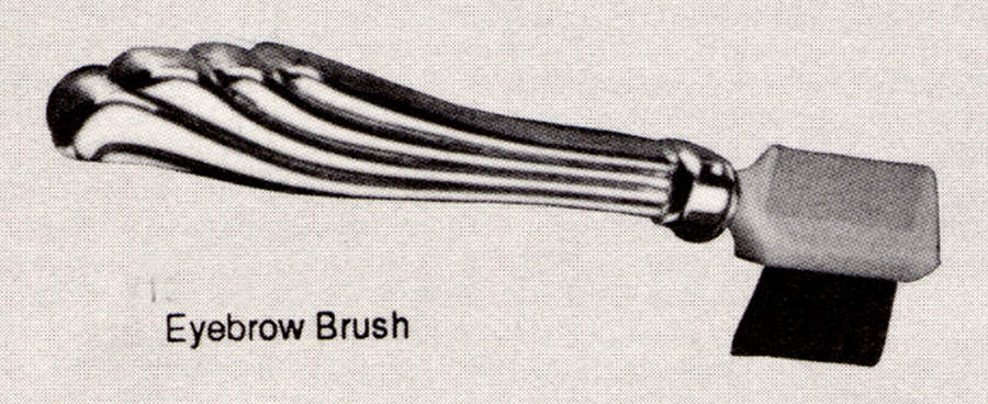 Caribbean (Sterling, Hollowware) Eyebrow Brush by Wallace Silver-1